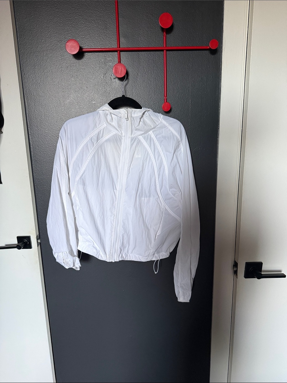 Lululemon rain jacket white S lightly used
